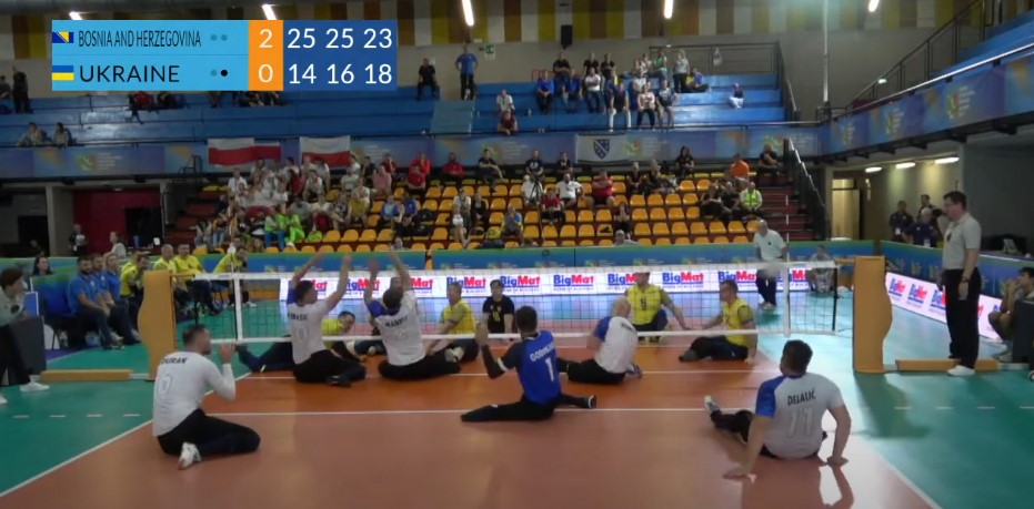 Reprezentacija BiH sjedećoj odbojci u finalu Evropskog prvenstva u Italiji
